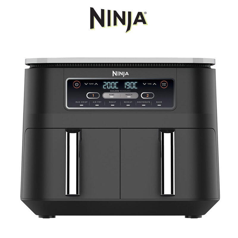 Ninja Foodi AF300 Air Fryer 7.6 Litre 2 Draws Dual Zone Technology - Image 2