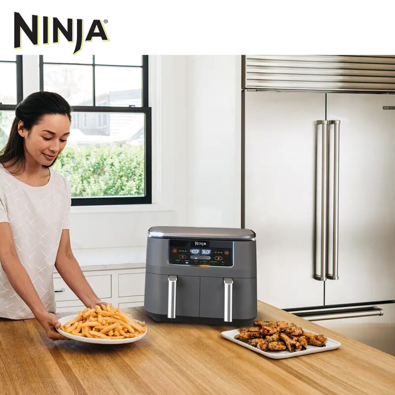 Ninja Foodi AF300 Air Fryer 7.6 Litre 2 Draws Dual Zone Technology - Image 4