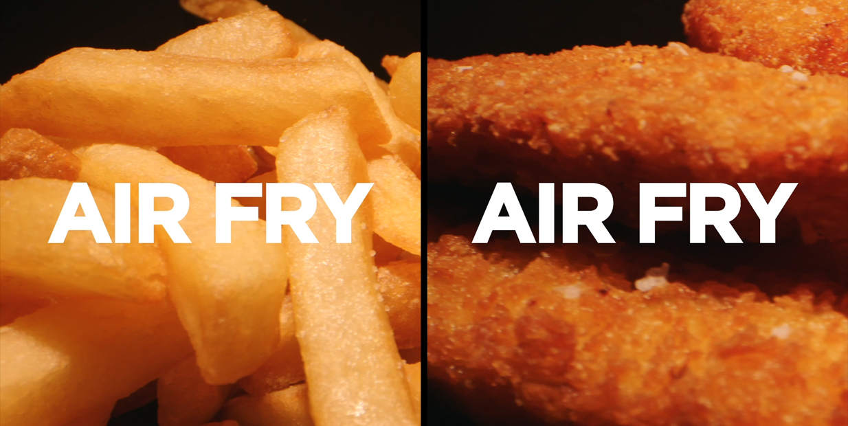 match cook - up to 75% less fat
