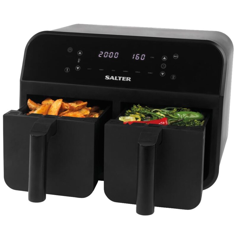Salter Black 7.4L Dual Air - Image 2