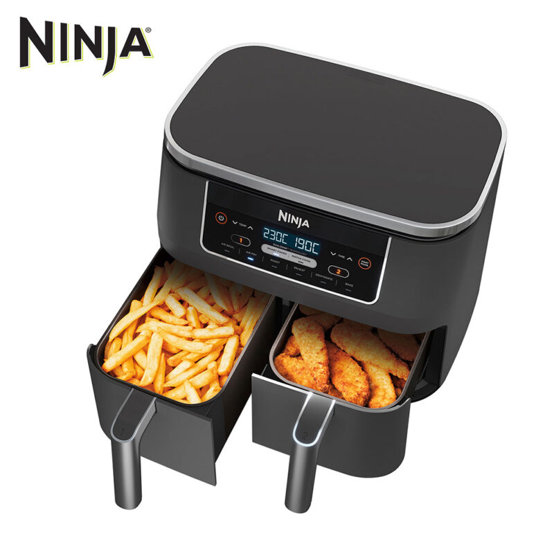 Ninja Foodi AF300 Air Fryer 7.6 Litre 2 Draws Dual Zone Technology - Image 7